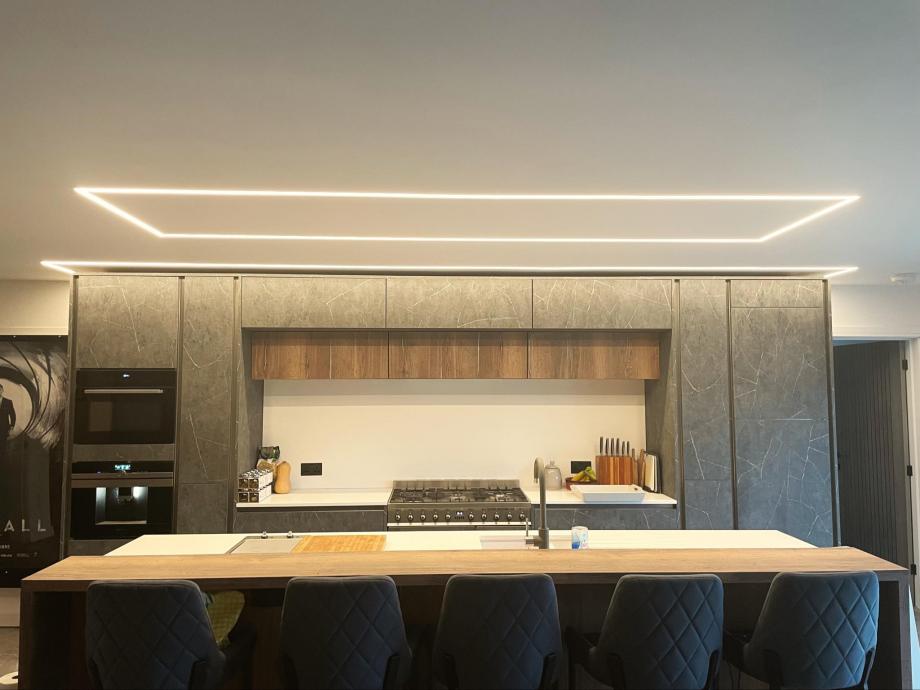 led strip lights plaster ceiling lighting design